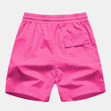 Colorful Leopard Print Shirt & Swim Shorts Set