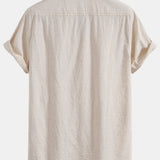 Linen Pocket Button Up Shirt