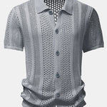 Crocheted Button Up Shirt
