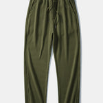 Contrast Knit Waffle Johnny Collar Polo & Drawstring Knitted Waffle Pants Set