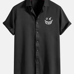 Grimace Print Button Up Shirt