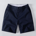 Texture Contrast Knitted V Neck Polo Shirt & Chino Shorts Set