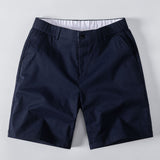 Texture Contrast Knitted V Neck Polo Shirt & Chino Shorts Set
