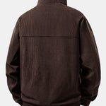 Quarter Zip Corduroy Raglan Sleeve Sweatshirt & Corduroy Pants Set