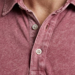 Polo Shirt with Classic Collar and Relaxed Fit