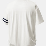 Relax Fit Contrast Collar Polo Shirt & Cotton Drawstring 7" Shorts Set