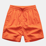 Island Print Shirt & Drawstring Swim Shorts Set