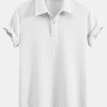 Geometric Jacquard Polo & Geometric Jacquard Shorts Set