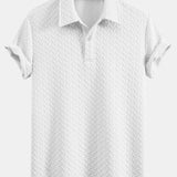 Geometric Jacquard Polo & Geometric Jacquard Shorts Set