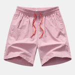 Flamingo Flower Print Shirt & Swim Shorts Set
