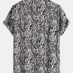 Animal Texture Cotton Shirts