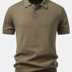 Basic Knit Polo & Knit Shorts Set