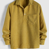 LONG SLEEVE BUTTON-UP SHIRT FOR MEN