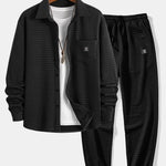 Waffle Shirt & Jogger Pants Set