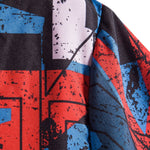 Mottled Geometric Print Shirt