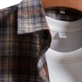 Long Sleeve Retro Plaid Shirt