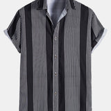 Irregular Casual Stripes Shirts