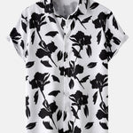 Floral Print Shirt & Swim Shorts Set