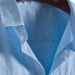Striped Patchwork Button Up Shirt