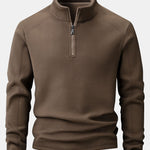 Quarter-Zip Fleece Sweatshirt & Polar Fleece Straight Leg Pants Set