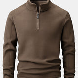 Quarter-Zip Fleece Sweatshirt & Polar Fleece Straight Leg Pants Set