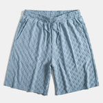 Checkerboard Terry Shirt & Shorts Set
