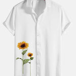 Sunflower Graphic Print Summer Shirts