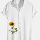 Sunflower Graphic Print Summer Shirts
