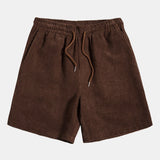 Short Sleeve Corduroy Boxy Shirt & Corduroy Shorts Set