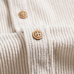 Corduroy Button Up Short Sleeved Shirt