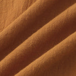 Solid Color Basic Henley Shirts & Linen Cotton Blend 11" Shorts Set