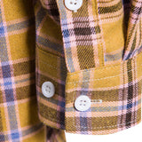 Long Sleeve Button Up Plaid Shirt