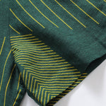 Line Geometry Print Button Up Shirt