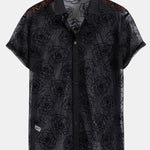 Floral Mesh Shirt
