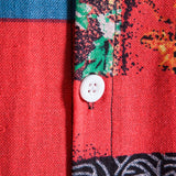 Ethnic Patchwork Print Shirt