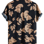 Turndown Collar Print Shirts