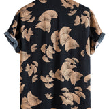 Turndown Collar Print Shirts