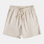 Waffle Revere Collar Shirt & Shorts Set