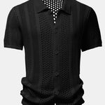 Crocheted Button Up Shirt