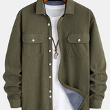 Plush Lined Corduroy Shirt