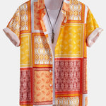 Paisley Border Shirt & Swim Shorts Set