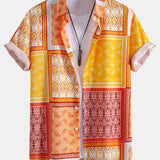Paisley Border Shirt & Swim Shorts Set