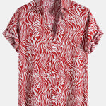 Animal Texture Cotton Shirts