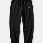 2 in 1 Waffle Crew Neck Sweatshirt & Drawstring Waffle Jogger Pants Set