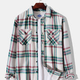 Plaid Button Through Shirt with Pockets