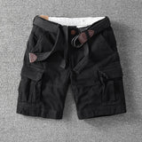 COTTON CARGO SHORTS FOR MEN
