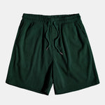 Long Sleeve Polo Neck Corduroy Shirt & Shorts Set