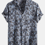 Paisley Print Button Up Shirt