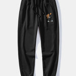 Cool Bear Print Relax Fit Crew Neck Sweatshirt & Jogging Pants Set