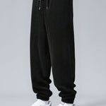 Quarter Zip Ethnic Geometric Patchwork Teddy Sweatshirt & Corduroy Jogger Set